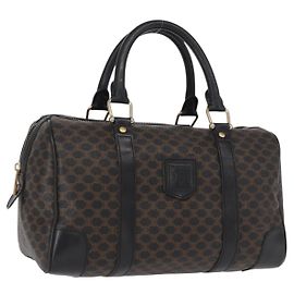 Céline Celine Vintage Duffle Macadam Coated Canvas Medium
