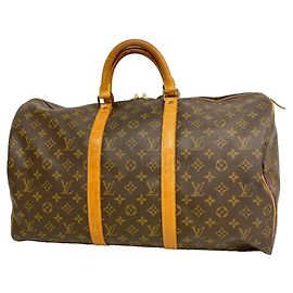 Louis Vuitton Boston Monogram Keepall 50 Tasche