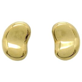 Autre Marque Tiffany & Co. Bean Stecker-Ohrringe aus 18K Gelbgold