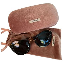 Miu Miu Gafas de sol ojo de gato negras