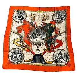 Hermès Pañuelo de seda Napoléon