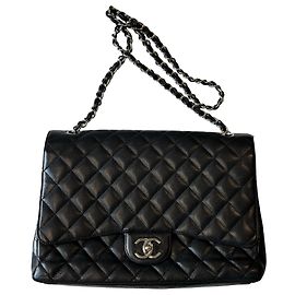 Chanel Timeless - Classic Double Flap Quilted Caviar Maxi 33 x 23 x 10