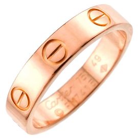Bague Mini Love Cartier en or rose 18K