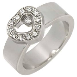 Anillo Chopard Happy Diamond Heart en oro blanco de 18K