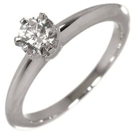 Autre Marque Tiffany & Co. Platin-Solitärring mit Diamant
