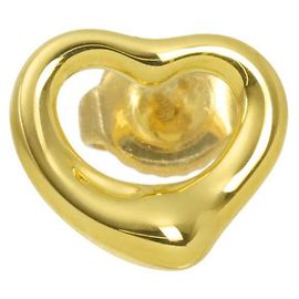 Autre Marque Tiffany & Co. Herz-Stecker Ohrringe aus 18K Gelbgold