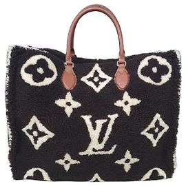 Louis Vuitton OnTheGo GM Teddy Shearling - Marrón