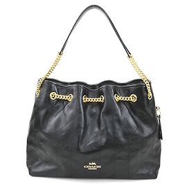 Coach Schultertasche aus Leder