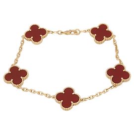 Bracciale Van Cleef & Arpels Vintage Alhambra in Corniola