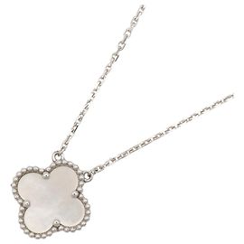 Van Cleef & Arpels Vintage Alhambra Halskette aus Perlmutt