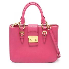 Miu Miu Madras 2-Way Handtasche