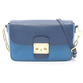 Miu Miu Madras Bicolore Schultertasche
