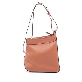 Bolsa de ombro hobo Marni em couro marrom