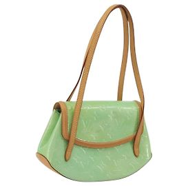 Borsa a tracolla LOUIS VUITTON Vernis Biscayne Bay PM Peppermint M91289 Auth ep15577