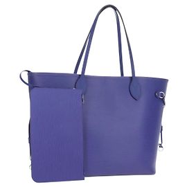 LOUIS VUITTON Epi Neverfull MM Tote Bag Purple Fig M40883 LV Auth mr2592V