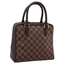LOUIS VUITTON Damier Ebene Brera Hand Bag N51150 LV Auth 205091V