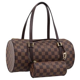Borsa a mano LOUIS VUITTON Damier Ebene Papillon 30 N51303 LV Auth BA14868V