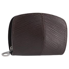 LOUIS VUITTON Epi Portefeuille Epi Z Coin Purse Mocha M6344D LV Auth ar14192
