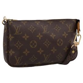 LOUIS VUITTON Monogram Pochette Accessoires Accessory Pouch M51980 Auth 201508V