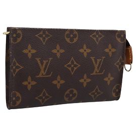 LOUIS VUITTON Monogram Bucket PM Accessory Pouch LV Auth 204354