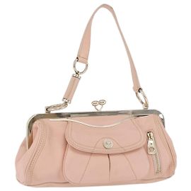 Céline Bolso de hombro CELINE de piel Rosa Oro Auth 200745V