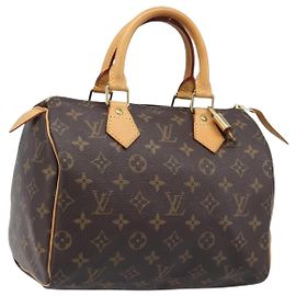 Sac à main LOUIS VUITTON Monogram Speedy 25 M41528 LV Auth BA15810V