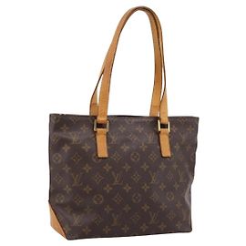 LOUIS VUITTON Monogram Cabas Piano Tote Bag M51148 LV Auth ka6250