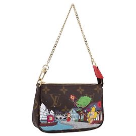 LOUIS VUITTON Monogram Vivienne Mini Pochette Accessoires Pouch LV Auth 204777M
