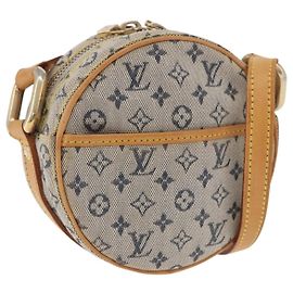 LOUIS VUITTON Monogram Mini Jeanne PM Shoulder Bag Blue M92001 LV Auth 200366