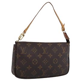 LOUIS VUITTON Monogram Pochette Accessoires Pouch M51980 LV Auth 200833