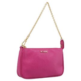 Pouch accessori FENDI in pelle Pink Gold Auth 204323A