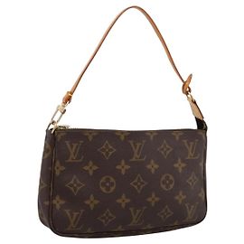 LOUIS VUITTON Monogram Pochette Accessoires Pouch M51980 LV Auth 204585V