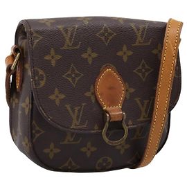 LOUIS VUITTON Monogram Saint Cloud PM Shoulder Bag M51244 LV Auth 201345