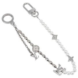 LOUIS VUITTON Schlüsselanhänger Kettenbelt Pearl Fusion M01947 LV Auth LN177M