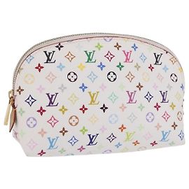 LOUIS VUITTON Monogram Multicolor Pochette Cosmetic Pouch M47354 LV Auth 204614V