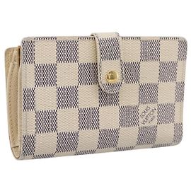 LOUIS VUITTON Damier Azur Portefeuille Viennois Wallet N61676 LV Auth 205857V