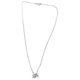 Collana Chanel in acciaio argento