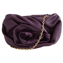 Burberry Mini Handtasche aus Leder Lila