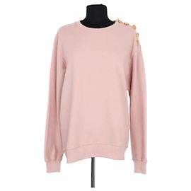Sudadera de algodón rosa Alexandre Vauthier