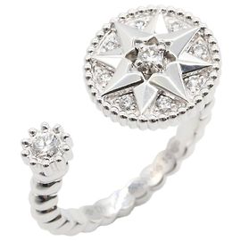 Christian Dior Dior Rose Devan Diamond Band Ring