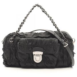 Prada TESSUTO GAUFRE' 2-Way Handbag
