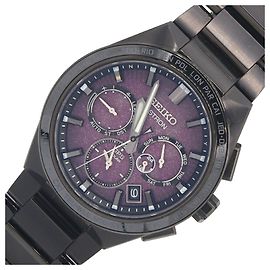 Seiko Men's Astron SBXC123 Purple Solar Wristwatch
