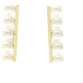 Pendientes de clip Tasaki Balance Plus Pearl Yellow Gold