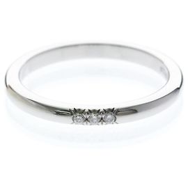 Autre Marque Anillo de bodas Tiffany Forever 3P Diamantes en Platino