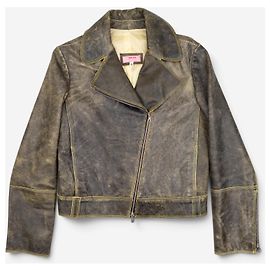 Giacca in pelle Biker Perfecto Roberto Cavalli AW01 ‘Angels’ con ricami Western