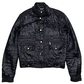 Casaco Puffer Biker Dolce & Gabbana dos anos 2000