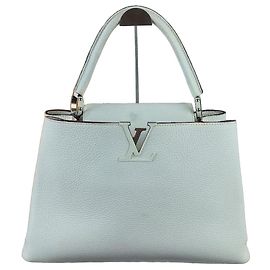 Louis Vuitton Capucines BB en cuir Taurillon blanc