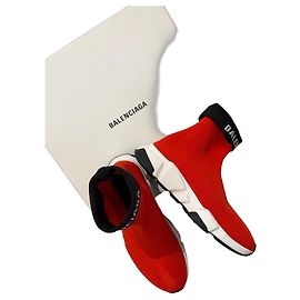 Balenciaga Speed Trainer Sapatilhas Vermelhas