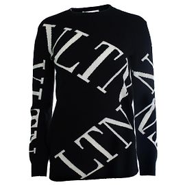 Valentino Garavani, VLTN Macro grid sweater