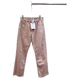 Autre Marque Calças Jeans Dior Rosa em Denim Tamanho 36